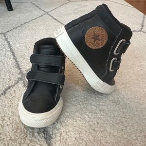 Converse Toddler Black High-Top Sneakers